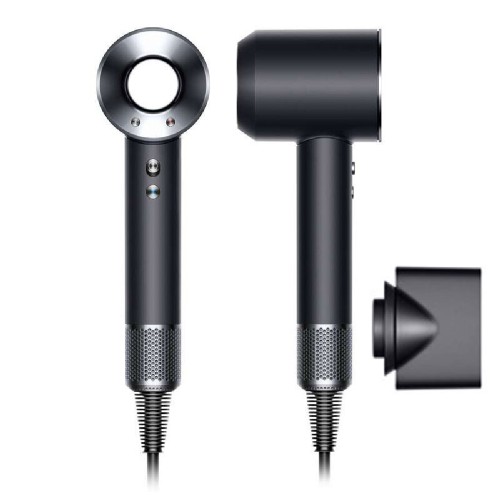 HAIRDRYER  HD07 SUPERSONIC 1600W BLACK/NICKEL
